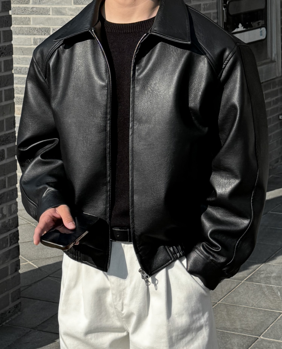 Montpel Leather Jacket – Arveilo