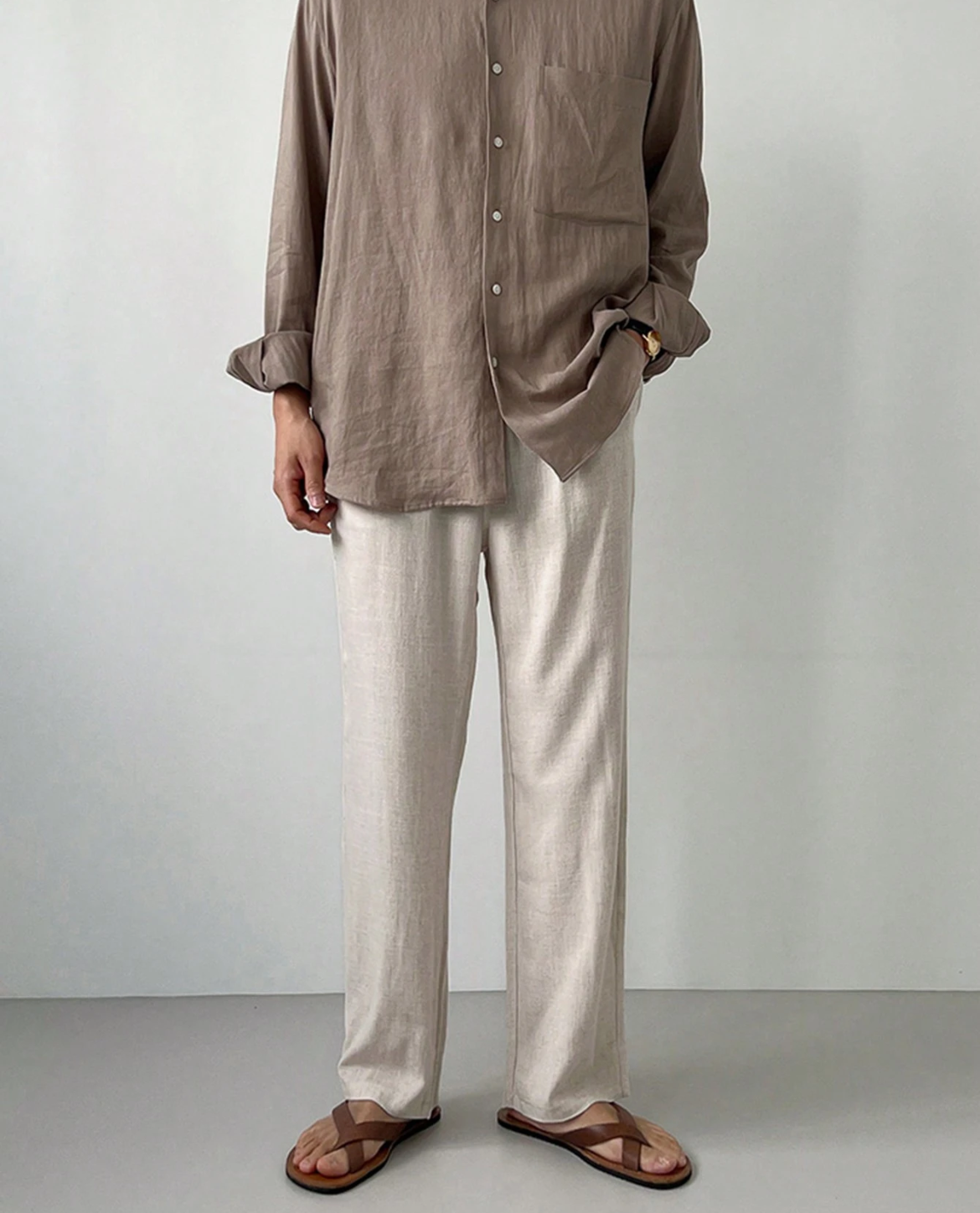 Valero 100% Linen Trousers