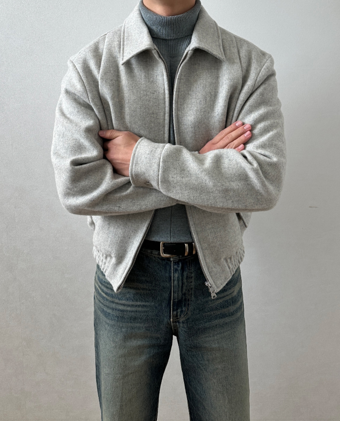 Sebastian Wool Zip Jacket – Arveilo