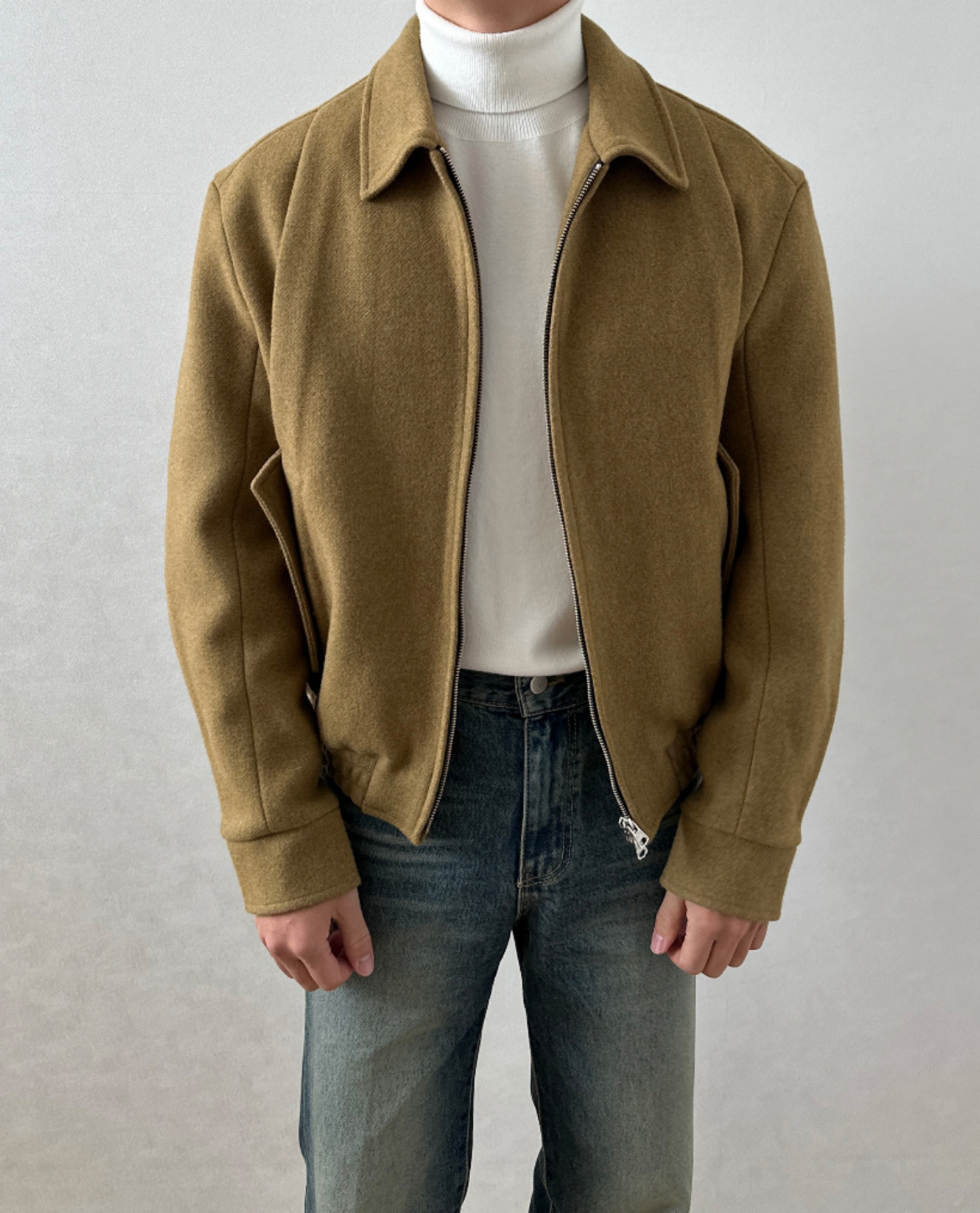 Sebastian Wool Zip Jacket – Arveilo