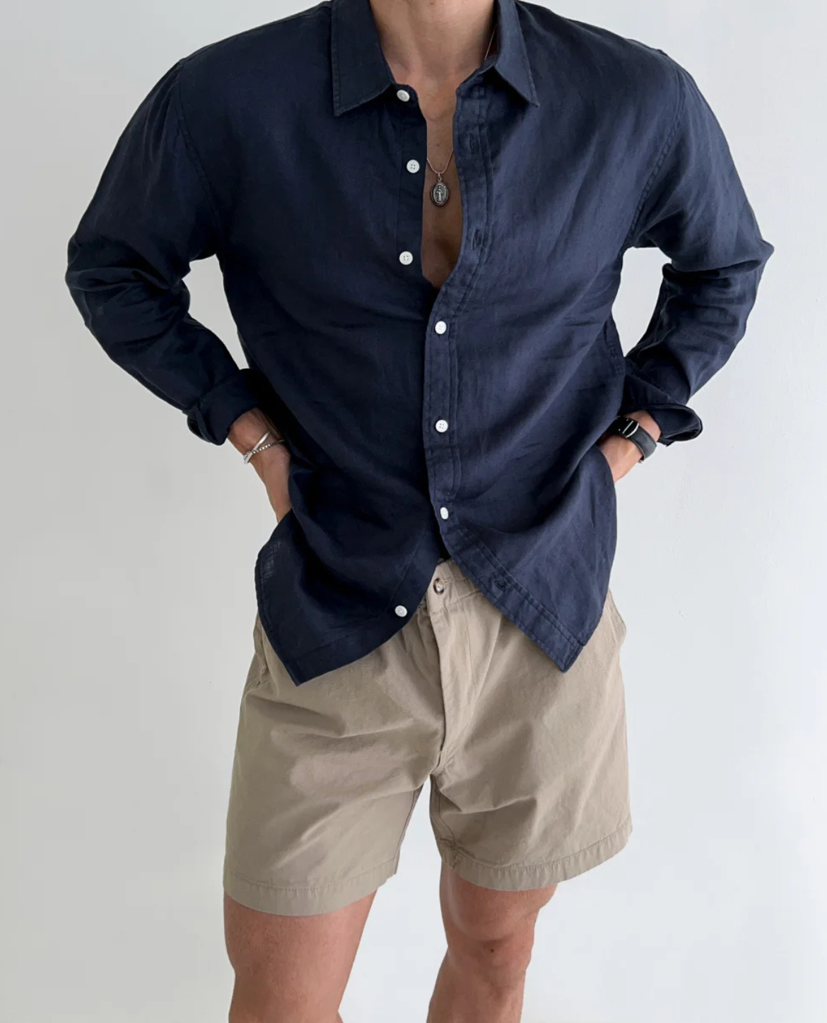 Santorini Linen Shirt